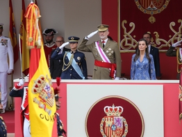 Fotografía del acto SS.MM. los Reyes presiden el acto central del "Día de las Fuerzas Armadas 2026"