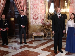 Fotografía del acto SS.MM. los Reyes reciben al Cuerpo Diplomático acreditado en España