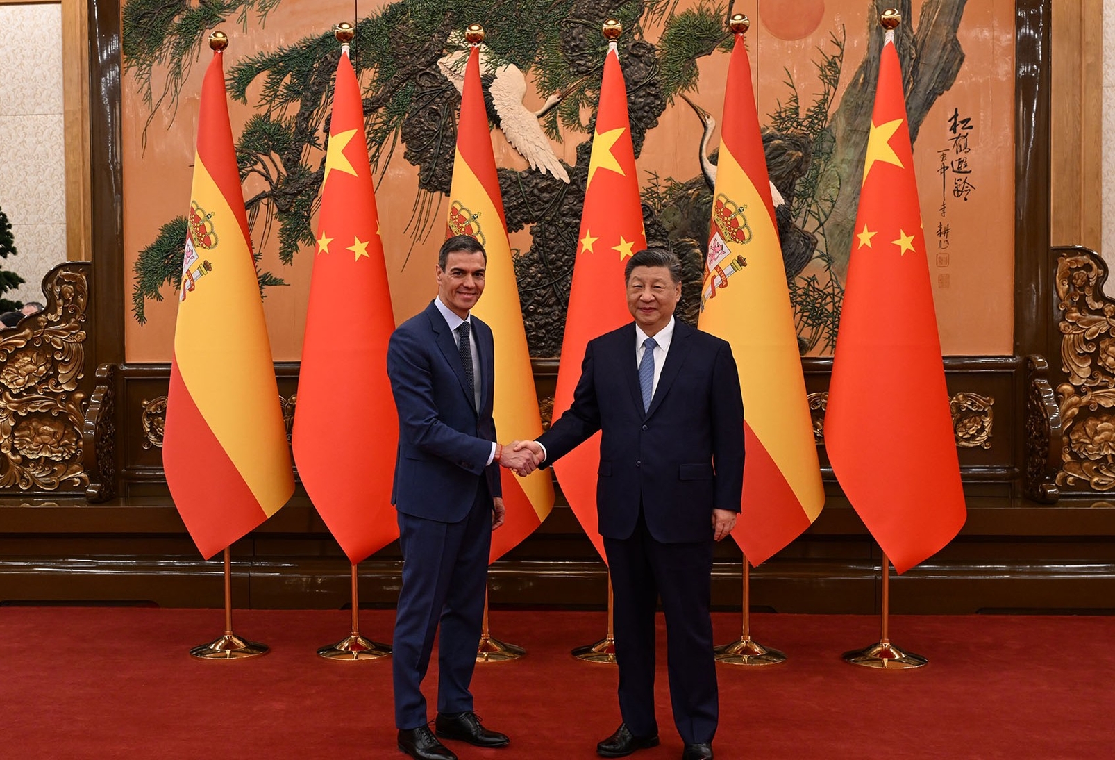 Fotografía de Sánchez se reúne con Xi Jinping en China