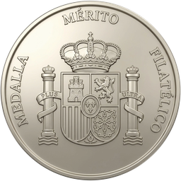 Imagen de Medalla al Mérito Filatélico de Plata